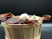Load image into Gallery viewer, A basket of Garlic beef jerky