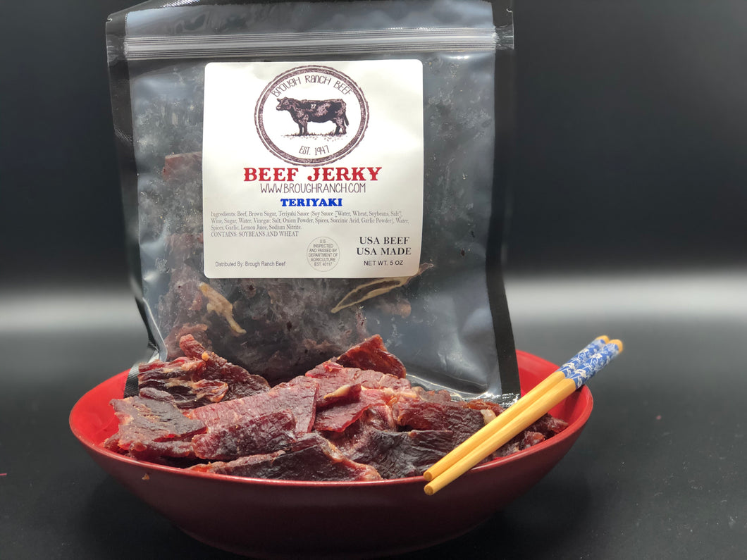 a bowl of beef jerky